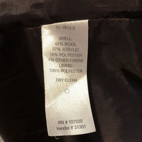 CHADWICKS Burned Orange Tartan Plaid Tweed 3/4 Length Wool Coat Sz 8 - Picture 11 of 16